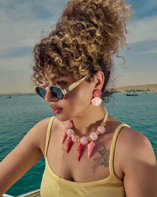 Seashell earrings