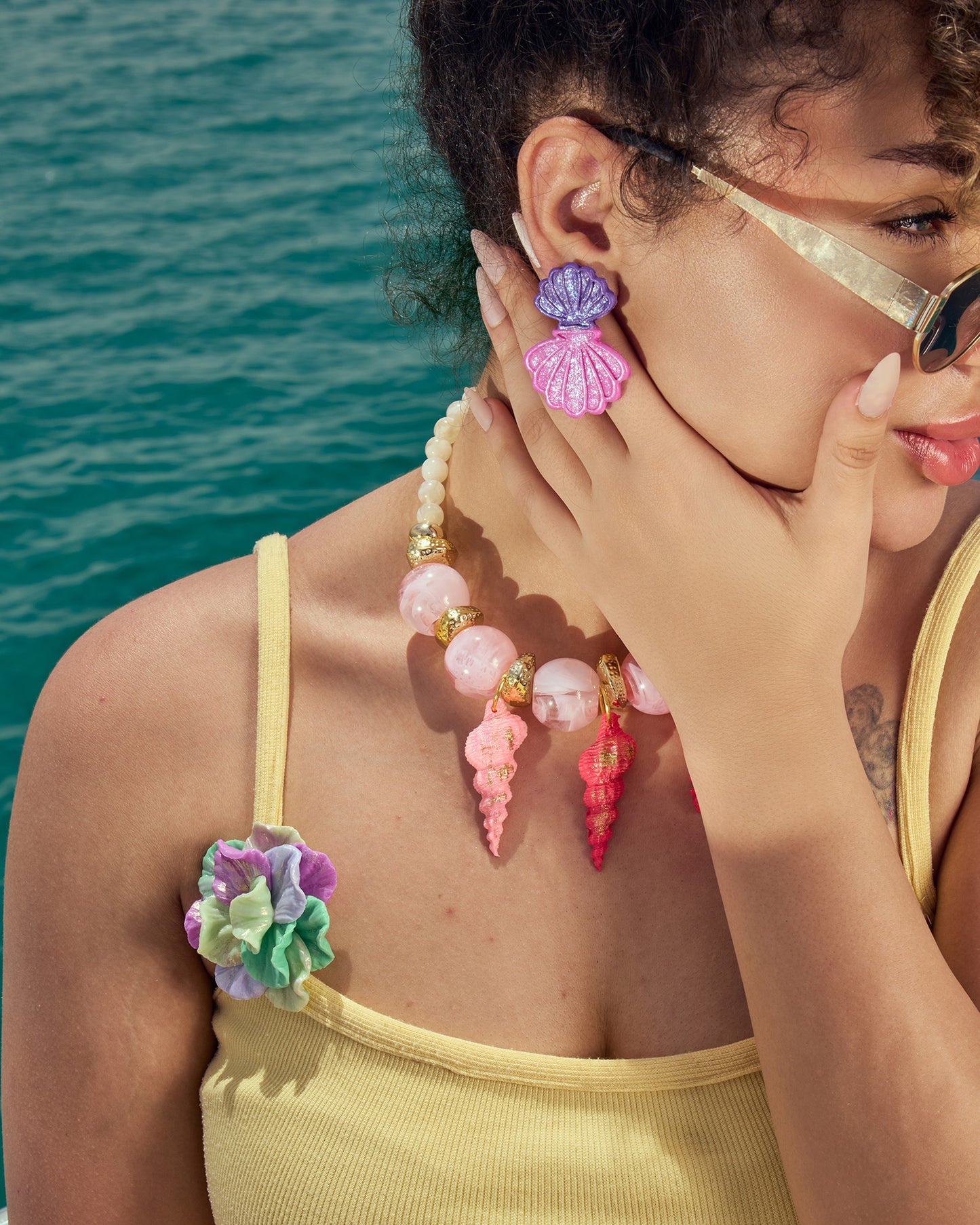Seashell earrings