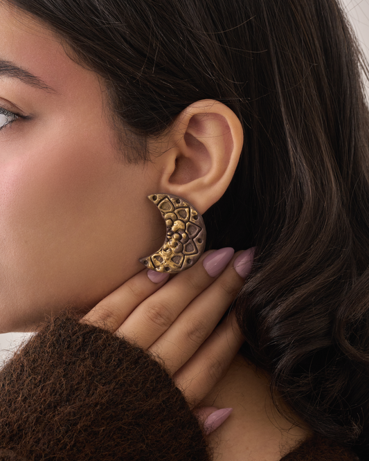 Dark chocolate crescent