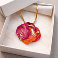 Hot Pinky & Orange Necklace