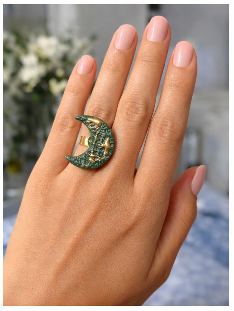 Olive Bloom Ring